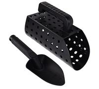 Metal Detecting Shovel, ABS Lightweight Portable Tool Set, Easy Metal Finder for Gold, Silver, Coins Underground, Sand Sifter, for Adults and Children, Suitable for Beach, Soil,