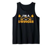 Metal Detecting Swinger Detectorist Dirt Fishing Humor Tank Top