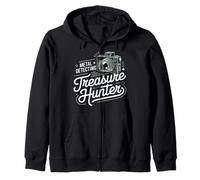 Metal Detecting Treasure Hunter Funny Easter Zip Hoodie