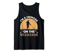 Metal Detecting Weekend Swinger Detectorist Humor Tank Top