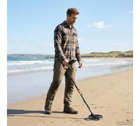 Metal Detector Black 19cm IPX8 Coil ABS LCD 3 Modes NOTCH/SNIFF/PINPOINT Compact