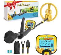 Metal Detector for Kids, 7 Inch High Accuracy Adjustable Waterproof Junior Metal Detector with Discrimination & LCD Screen Indicators, for Detecting Coin, Gold, and Beach Treasures