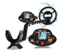 Metal Detector, High Sensitivity Underground Metal Detector LCD Display Pinpoint Function Waterproof Search Coil