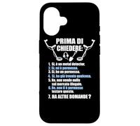 Metal Detector Italian Detectoring Metaldetector Case for iPhone 16