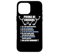 Metal Detector Italian Detectoring Metaldetector Case for iPhone 16 Pro Max