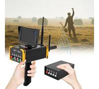 Metal Detector Kit- 3280ft Range 65.62ft Depth - Professional Metal Locator for Adults with LED Display, Higher Accuracy Higher Sensitivity Gold Detector for Gold Silver Copper,Yellow