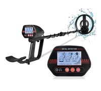 Metal Detector, Metal Detector with LCD Gold Digger Treasure Adjustable Sensitivity Waterproof Search Coil Detect All Metal
