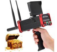 Metal Detector, Professional Gold Detection Device with Screen, 100M Detection Range, 16M Depth for Outdoor Treasure Hunting