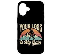 Metal Detector Saying Your Loss Is My Gain Case for iPhone 16