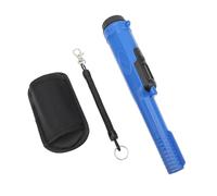 Metal Detector Tester Pin Pointer, Handheld Pinpointing Finder Probe with LED Light, Sound Alarm, Design, Ideal for Treasure Hunting, Relics (Blue and Black)