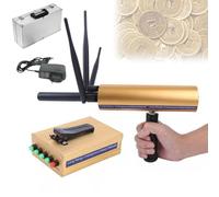 Metal Detector Tracker Seeker, Long-Range Detection, 1000-1600mAh Battery, Finds Gold, Silver, Copper, Precious Gems - 2/3/6 Antennas Design