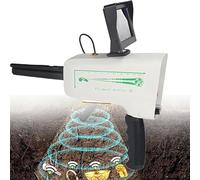 Metal Detector with Display, Long Range 1000m, Waterproof Search Coil for Beach and Field Treasure Hunting, Finds Gold & Silver, Ideal for Amateur & Professional Use