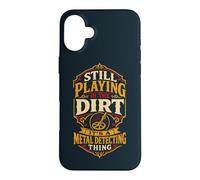 Metal Detectorist Playing In The Dirt Metal Detector Case for iPhone 16 Plus