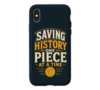 Metal Detectorist Save History Relic Metal Detector Case for iPhone X/XS