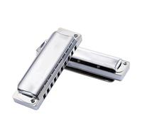 Metal Diatonic Harmonica 10 Holes Blues Beginner Portable(E Key)