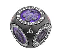 Metal Dice - 7-in-1 Standard Game Dice, Spinner Goblins Metal Die | Roleplaying Game Dicce Fantasy | Compact Design Dicce For Social Events Outdoor Play Teaching Probability Single