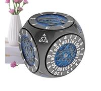 Metal Dice - 7in1 Standard Game Dice | Rotating Polyhedral Geometric Toy with Creative Play Modes for Gathering Teens Familycouples Classroom Travel Adults