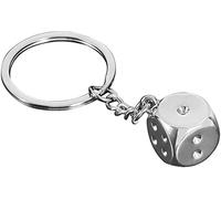 Metal Dice Pendant Car Bag Keychain Alloy Key Ring Pendant Accessories Excellent popular