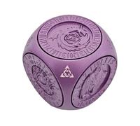 Metal Dice - Polyhedral Seven in 1 Geometric Toy, Educational Math Tool, Rotating Creative Play Set | Fun Entertainment For Teens Adults Family Couples Classroom Travel Home Group Gathering