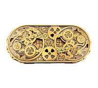 Metal Dice: Professional Game, Mysterious Aluminum Alloy, Engraved Table Accessory, Advanced Gear | Durable Mechanical Handheld for Gamers E