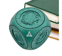 Metal Dice - Standard Game Dice Set, Rotating Geometric Toy for Tabletop Games, Party Gatherings, Classroom Fun, Family Game Night, Teen and Adult Entertainment, Travel-Friendly, Sturdy Multi Sided