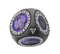 Metal Dice - Standard Gaming Set, Rotating Geometric Toy, Dice Collection, Fun Tabletop Accessory, Party Entertainment Kit | Metal Dices For Adults Teens Family Couples Travel