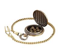 Metal Dice - Zinc Alloy Pocket Watch Shell Case | Steampunk Hollow bards | Polyhedral Metal Dice Set | For Players Beginners Adults Board Game Party Home Travel Holiday Board Games Accessories