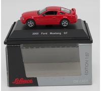 Metal Die Cast Schuco HO 1/87 Ford Mustang GT Red 2005 In Box