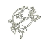 Metal Die Cut Happy 20th Birthday Cutting Dies Embossing Stencils Molds for Scrapbooking Card Photo Journal Decoration