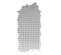 Metal Die Cuts Carbon Steel Stencils Grid Background Cutting Dies Template Moulds for Scrapbooking Greeting Cards Grid Dies for Card Making