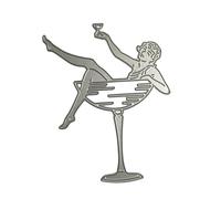 Metal Die Cuts Dancing Girl Cutting Dies Stencils Cutting Template for Scrapbooking Album Paper Card Embossing Craft Embossing Templates Templates Metal for Card Making Stencils