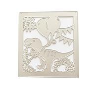 Metal Die Cuts Dinosaur Balloon Embossing Stencil Cutting Dies for Card Making Scrapbooking Paper Craft Template