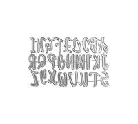 Metal Die Cuts Letter Number Embossing Stencil Cutting Dies for Card Making Scrapbooking Paper Craft Template Mold Metal Die Cuts for Scrapbooking