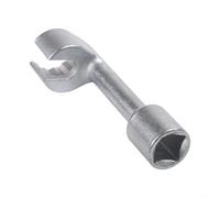 Metal Diesel Line Socket Set 12 14 16 17 18 19mm With 1/2 Drive For Car Truck Fuel Injection System Repair Open Ended Wrench Tool Kit Silver Finish For Professional Mechanics And Diy Users(19mm)