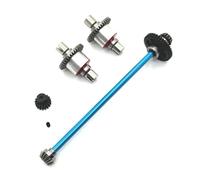 Metal Differential And Central Drive Shaft Assembly 17T 38T Gear Compatible with 1 18 Scale RC Car Upgrade Parts Compatible With A949 A959 A969 A979 K929 Models(Blue)