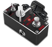Metal Distortion Guitar Effect Pedal, Mini Digital Analog Effects For Electric Guitar And Bass, True Bypass, Contour, Volume And Dist Knobs, LED Indicator, Includes Adapter