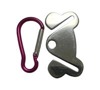 Metal Dog Poop Bag Holder Clip Hands Freely Waste Bag Secure Clip For Outdoor Walking And Running And Practical Dog Poop Dispenser