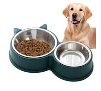 Metal Dog Water Bowl - Cat Ear Shape Removable Pet Cage Bowl -| Effortlessly Maintain Cleanliness Pet Supplies, Long-Lasting Cleanliness Water And Food Feeder, Puppy Licking Toys For Kittens Cats