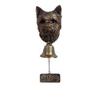 Metal Dog Welcome Doorbell Vintage Bulldog Dobermann Bell Shopkeeper Doorbell Decor Office Mount A5Y0 Entrance for Home Wall