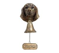 Metal Dog Welcome Doorbell Vintage Bulldog Dobermann Bell Shopkeeper Doorbell Office Wall for Home Entrance Decor Mount