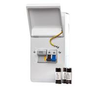 Metal Domestic Mains Fuse Switch with 63A/80A/100A fuses | WFMS100/3F | UKCA Certified