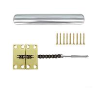 Metal Door Closer with Silent Closing and Buffering Function, Adjustable Tension for Reliable Automatic Operation in Residential Spaces