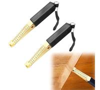 Metal Door Gap Measuring Tool, 2 Pcs Fire Door Gap Gauge, Accurate 0.5mm for Gaps, Flexible Feeler Gauge, Welding Wedge Tool