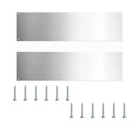 Metal Door Kick Plate 16 Inches Aluminum Protector Panel, Provides Reliable Protection against Door Bottom Wear and Damage