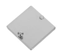 Metal Door Peephole Cover, 0.63 Inch Privacy Protector for Doors | Tool-free Setup, Brushed Nickel Finish, for Dorm Residents and Apartment Renters, Silver