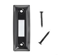 Metal Doorbell Push Button, 1 Pack Wall Mounted Heavy Duty Wired Replacement with LED Light, Waterproof for Home and Garden