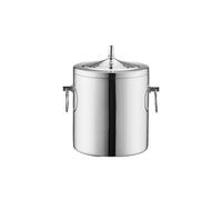 Metal Double Wall Ice Bucket with Lid for Wine, Champagne Or Beer Bottles for Wine or Champagne Bottles(Large)