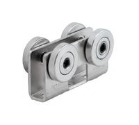 Metal Double Wheel Trolley for 41mm Strut Channel - Sliding & Suspension Systems