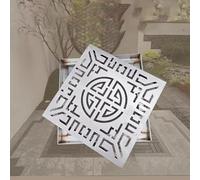 Metal Drain Cover for Indoor/Outdoor Use Square Drainage Grate Panel Removable Mesh Kitchen/Yard Floor Siphon 50x50 cm Recovery Basin Grate.