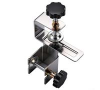 Metal Drawer Front Installation Clamps For Cabinet Making Reversible Left Right Side Woodworking Jig Tool Flexible Clamping Device Silver Finish Handy Manual Helper For Kitchen Furniture Assembly